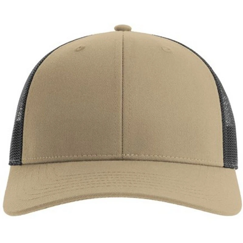 Image of Atlantis Atlantis Men Bryce 5 Panel Trucker Cap in Khaki Khaki One Size Male 5063107599179