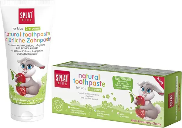 Image of Splat Kids Wild Strawberry & Cherry Toothpaste 50ml
