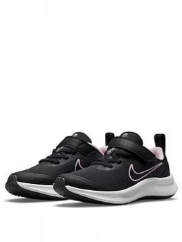 Image of Nike Star Runner 3 Childrens Trainer - Black/Grey, Size 1