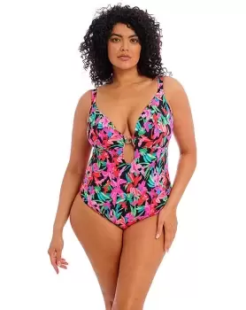 Image of Elomi Savaneta Plunge Swimsuit