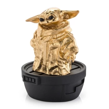 Image of Star Wars By Royal Selangor 0179024E Limited Edition Gilt Grogu Figuri Colour - Black