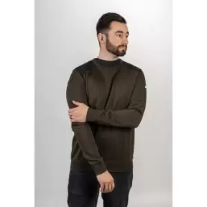 Image of Caterpillar Essentials Crewneck Sweatshirt Moss Small