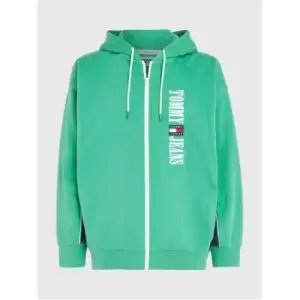 Image of Tommy Jeans Tjm Ovz Archive Zipthru - Green