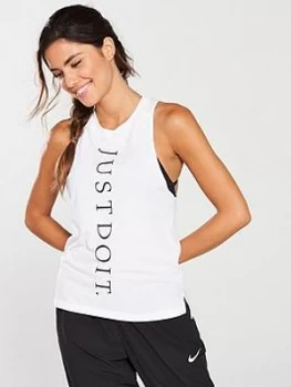 Image of Nike Running Miler JDI Tank White Size M Women