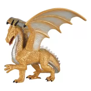 Image of ANIMAL PLANET Mojo Fantasy Golden Dragon Toy Figure, Three Years...
