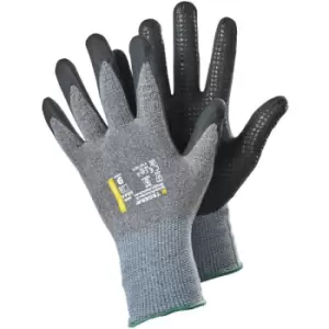 Image of Tegera Nitrile Dip Nylon Gloves Grey/Black SZ.8