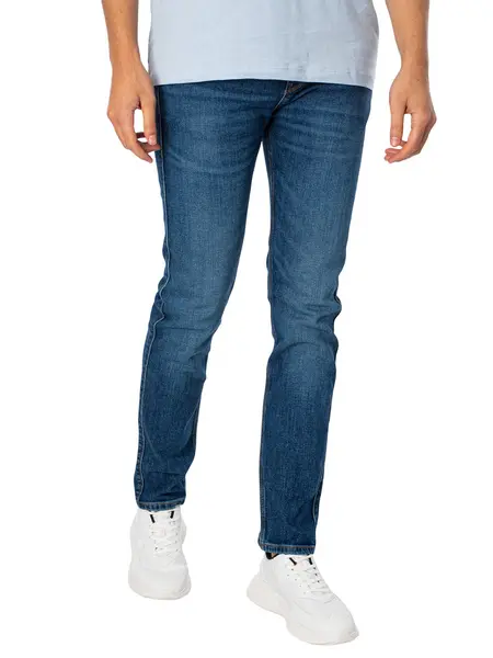 Image of HUGO 708 Slim Jeans Medium Blue 32W x 32L