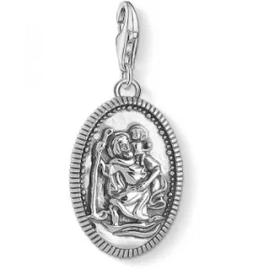 Image of Ladies Thomas Sabo Sterling Silver Charm Club St.Christopher Charm