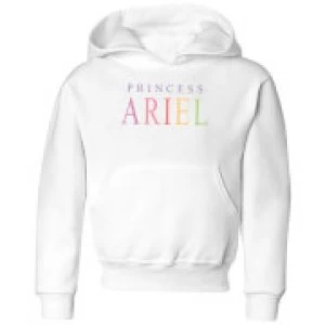 Image of Disney The Little Mermaid Princess Ariel Kids Hoodie - White - 3-4 Years