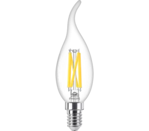 Image of Philips Master Glass 3.4-40W Dimtone LED Candle E14 Very Warm White - 929003013082