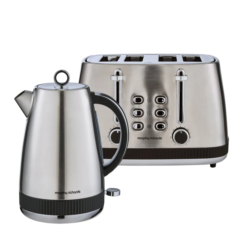 Image of Morphy Richards Mexborough Kettle & Toaster Bundle Black One Size Unisex 5056765430649
