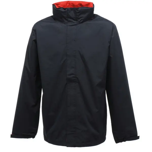 Image of Regatta Mens Ardmore Waterproof Mesh Lined Shell Jacket XL - Chest 44' (112cm) Navy/Classic Red TRW461-7IQ-XL