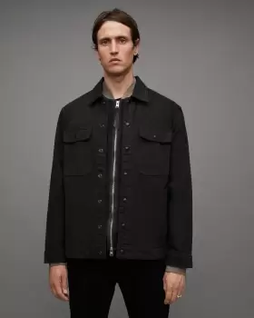 Image of AllSaints Carlton Shirt Jacket