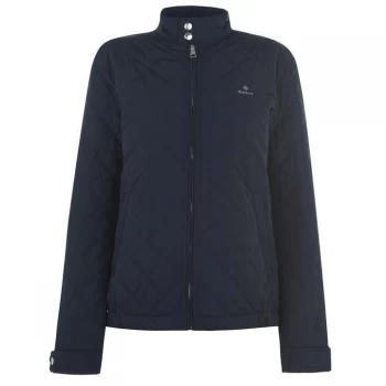 Image of Gant Quilted Windcheater Jacket - Navy 433