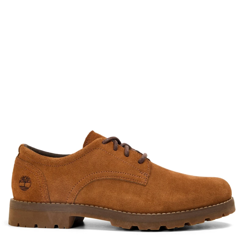 Image of Timberland Mens Britton Square Rust Derby Shoes Rust Suede male 7 (41)