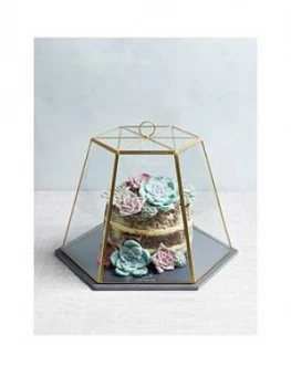 Image of Artesa Terrarium Slate Serving Set Glass