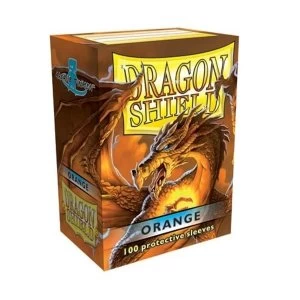 Image of Dragon Shield Standard 100 Orange Sleeves (10 Packs)