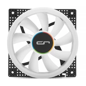 Image of Cryorig Crona X ARGB 120mm PWM Fan with Controller (400-1700rpm) - White