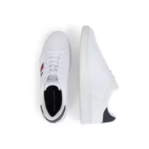 Image of Tommy Hilfiger Retro Cupsole Knit Mix Stripes - White