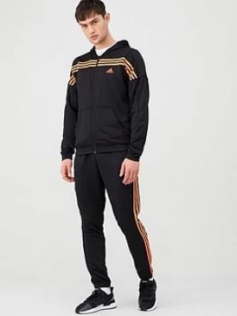 Image of Adidas Mts Urban Hooded Tracksuit - Black/Red