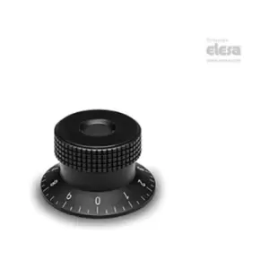 Image of Elesa - Knurled control knob-MBR.30 B-5+FGSP-C6 Red