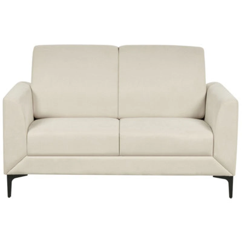 Image of Beliani Sofa 2 Seater Fenes Fabric Beige