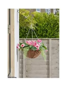 Image of Smart Solar Easy Hanging Basket - Pink Perfection 35 Cm