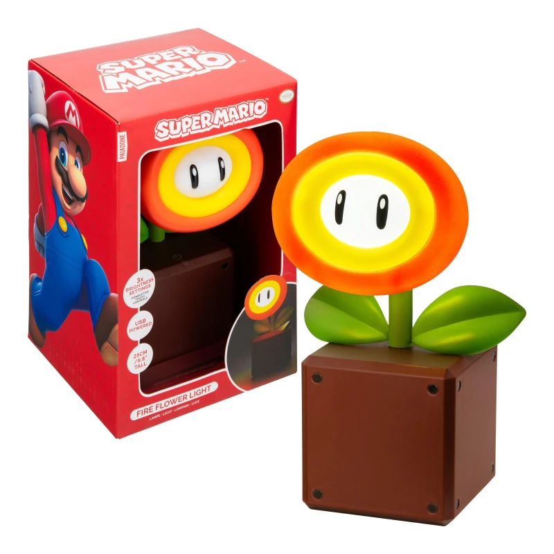 Image of Super Mario Fire Flower Lamp