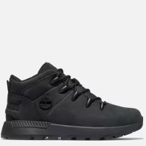 Image of Timberland Youth Sprint Trekker Mid Top Trainers - Black Nubuck - UK 13 Kids