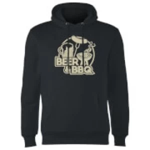 Image of Beer & BBQ Hoodie - Black