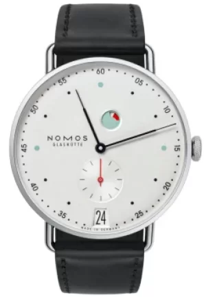 Image of Nomos Glashutte Watch Metro Datum Gangreserve Sapphire Crystal
