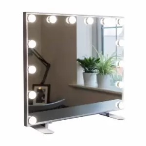 Image of At Home Comforts Ingrid Hardwood Landscape Mirror 14 Led