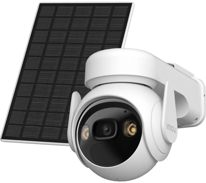 Image of IMOU Cell PT Lite Quad HD WiFi Security Camera with Solar Panel, White 6976391038271