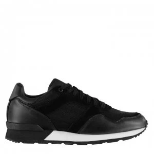 Image of Firetrap Crescent Mens Trainers - Black/White