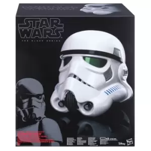 Image of Hasbro Black Series Star Wars Stormtrooper Voice Changer Helmet Prop Replica