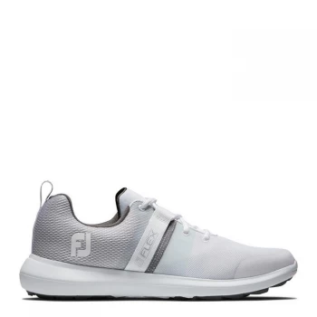 Image of Footjoy FLEX Mens Golf Shoes - White/Grey