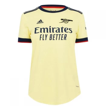 Image of adidas Arsenal Away Shirt 2021 2022 Ladies - Yellow
