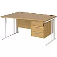 Image of Dams International Wave Desk MCM14WLP3WHO 1,400 x 725 x 800 - 990 mm