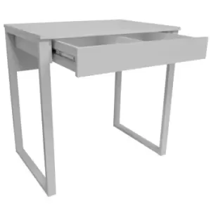 Image of Techstyle Loop Compact Office Workstation / Computer Desk / White