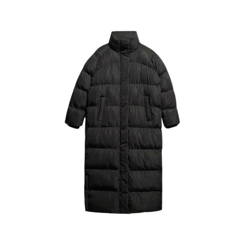 Image of Superdry Long Padded Jacket Black Women 8;10;14;16