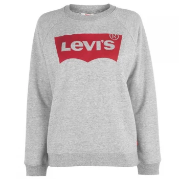 Image of Levis Relax Logo Sweatshirt - Grey