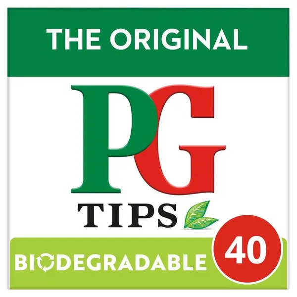 Image of PG Tips Pyramid Bags 40x Tea Bags
