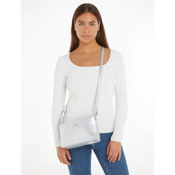 Image of Zip-Up Crossbody Clutch Bag