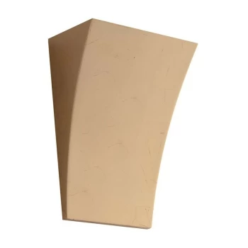 Image of Fan Europe Alma - Paintable Plaster Wall Uplight Lamp with gold, G9