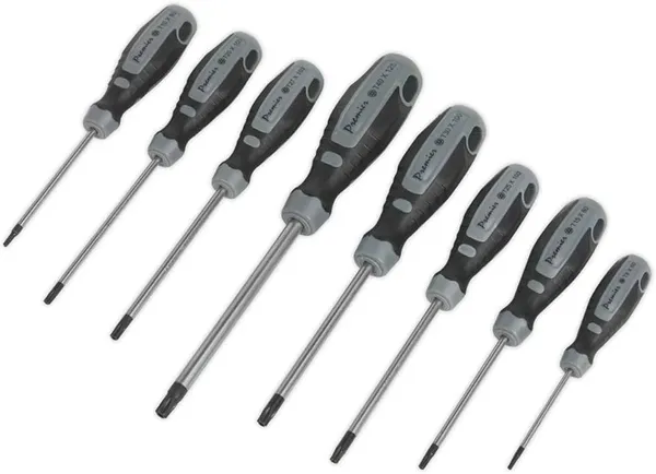 Image of Genuine SEALEY AK4306 Security TRX-Star Screwdriver Set 8pc GripMAX®