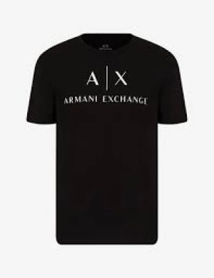 Image of Armani Exchange Small Logo T-Shirt Black Size XL Men