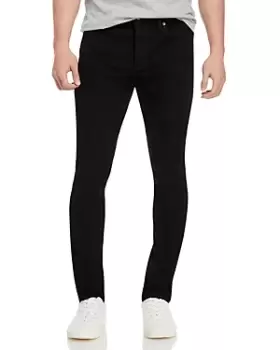 Image of Ksubi Van Winkle Comik Angst Trashed Skinny Jeans in Black