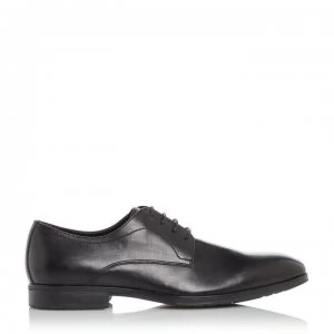 Image of Dune London Squeeze Smart Saffiano Gibson Shoes - Black