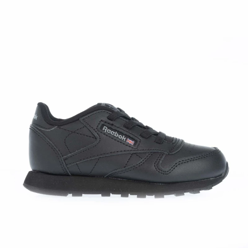 Image of Reebok Classic Leather Trainers - Black 6 infant