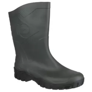 Image of Dee Plain Rubber Wellingtons Green Size 38